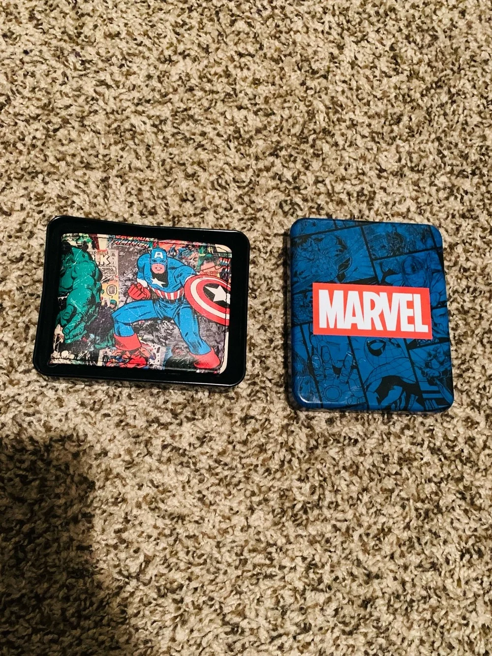 Marvel Hero’s Wallet with Comic Theme (Spider-man,Hulk,Captain America, Etc. NWT